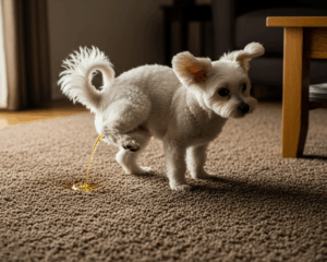 Pet stains on carpet
