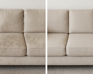 Clean Sofa in cozy living room