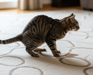 Pet stains on carpet