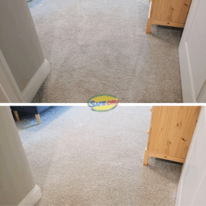Before and After Carpet Cleaning
